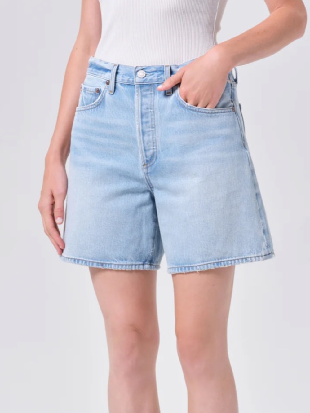 AGOLDE Dame Shorts - New With Tags - Size 26 - Picture 3 of 11